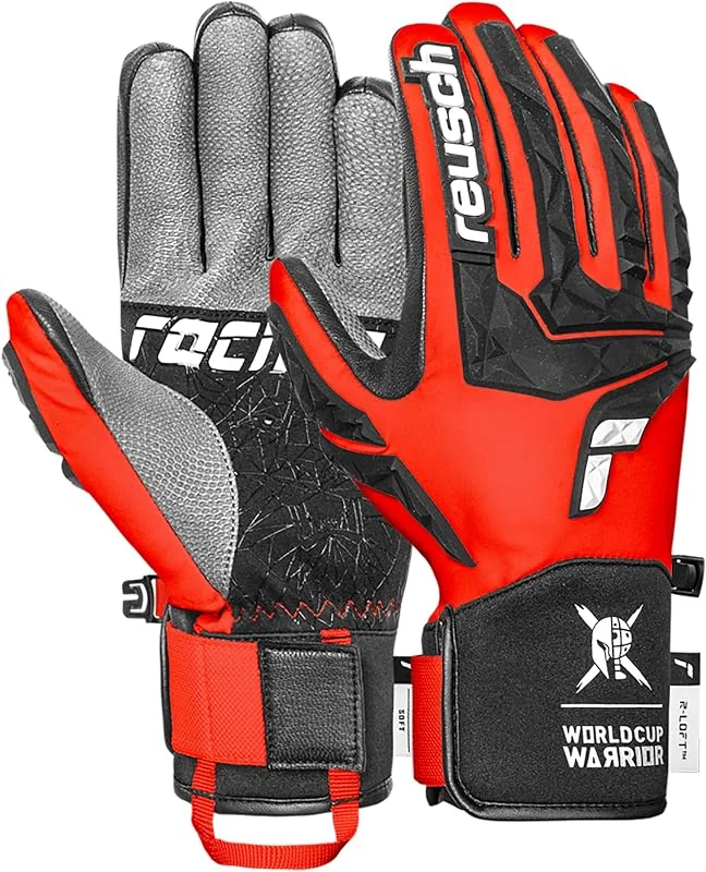 Reusch Gants de Ski Ultra Unisexes - Gants d'hiver Chauds et Coupe-Vent avec Isolation R-LOFT - Cuir, Protection des Doigts en Caoutchouc Dur - Softshell - Imperméables et Respirants — Vetements ski