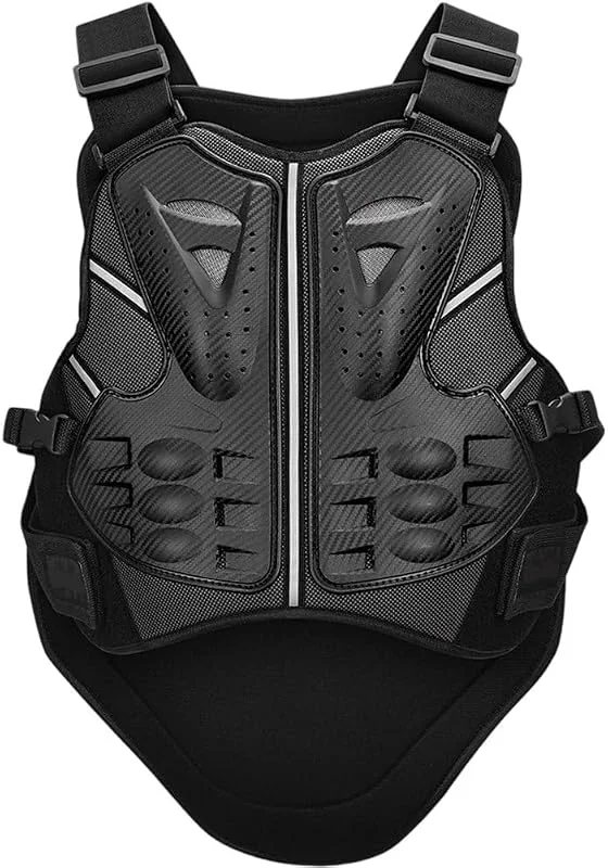 HiyyFloy Gilet De Protection pour Le Dos Colonne Vertébrale, Équipement De Protection Antichute pour, Motocross, Dirt Bike, Cyclisme, Ski — Equipement ski