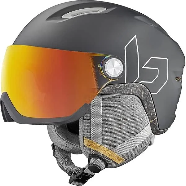 Bollé - V-Atlas, Noir Mat, Rouge Feu Photochromique — Equipement ski