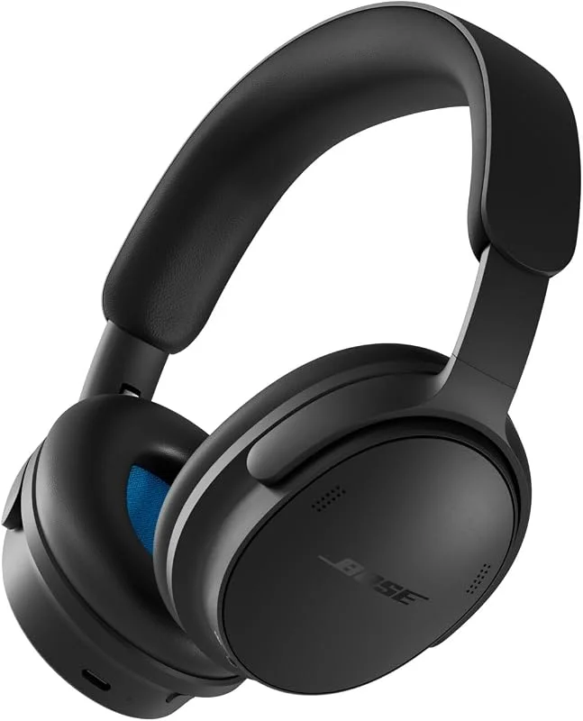 Bose Casque QuietComfort (2e génération) – Casque sans Fil, réduction de Bruit Supra-aurale Active, Micro, Son immersif, Recharge USB-C Audio et sans Perte, Jusqu’à 24 Heures d’autonomie, Noir — Equipement ski