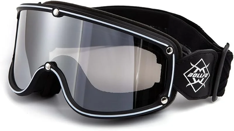 Lunettes Moto Homme Femme Scooter Courses Tout-Terrain Motoneige Lunettes Mode Anti-Sable Coupe-Vent Anti-Neige Anti-buée Résistant aux UV Imperméable Cool — Equipement ski