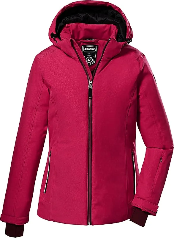 Killtec Ski, Veste Fonctionnelle avec Capuche zippée Amovible et Jupe Pare-Neige Femme — Vetements ski