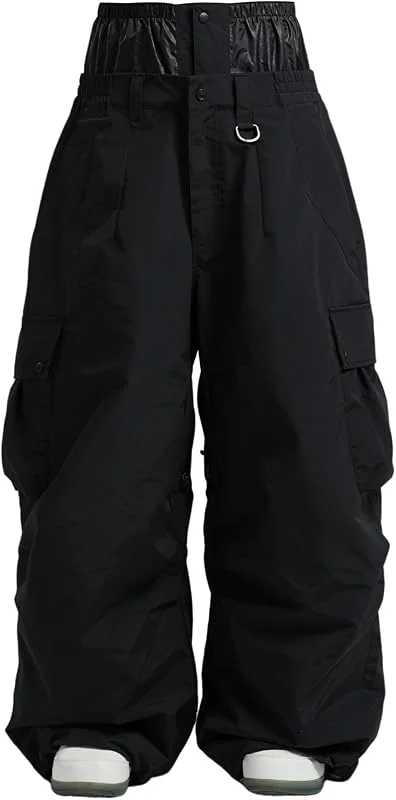 GSOU SNOW Femme Homme Pantalon Snowboard 20K Étanche Baggy Pantalon Neige — Vetements ski