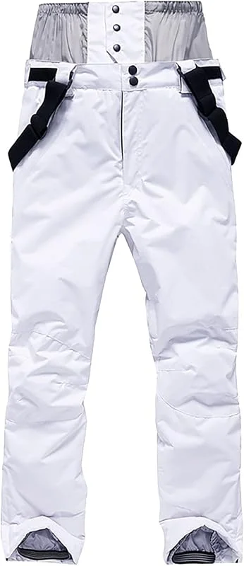 Paire de pantalons de ski chauds en coton épais pour l'hiver, pantalon de sport, isolation thermique, imperméable, respirant, neige, randonnée, homme et femme — Vetements ski