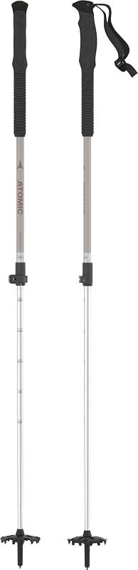 ATOMIC BCT Touring Skitourenstöcke - Verstellbare Stöcke 110-135 cm - Aluminium Skistock - Skistöcke mit ergonomischem Griff - Tourenski Ausrüstung — Equipement ski