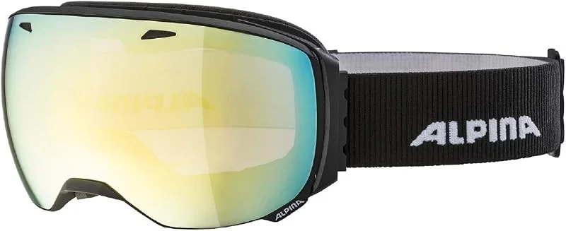 ALPINA BIG HORN QV - Masque de ski miroir, à contraste amélioré et polarisé avec protection UV 100% pour adultes — Equipement ski