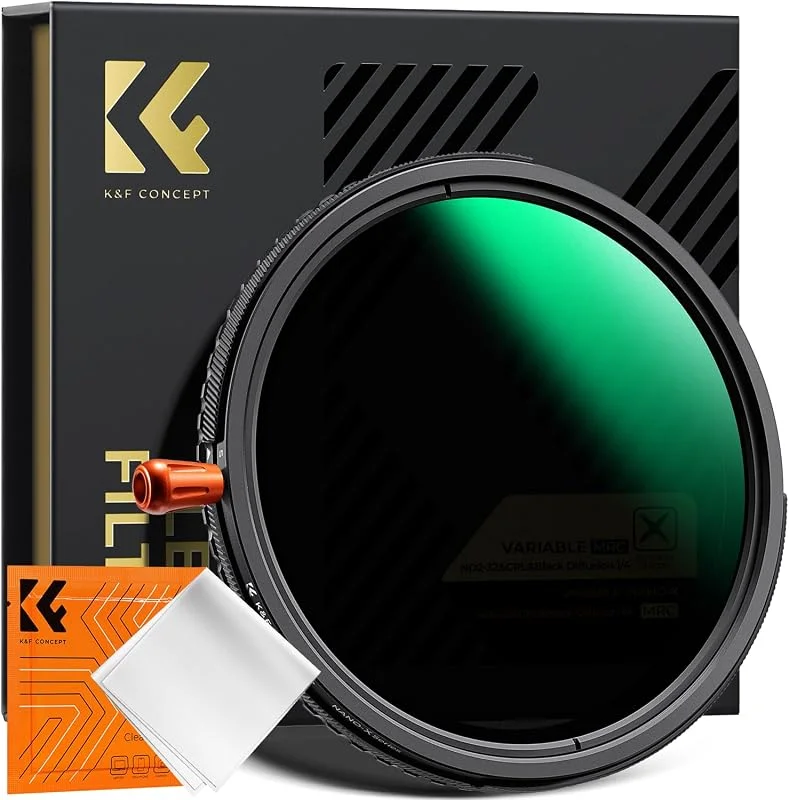 K&F CONCEPT Filtre 82mm ND2-32 Variable et Polarisant CPL et Black-Mist 1, 4 — Equipement ski
