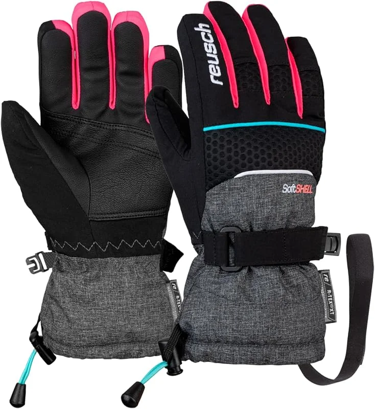 Reusch Gants de Ski pour Enfant - Chauds, imperméables, Coupe-Vent et — Vetements ski