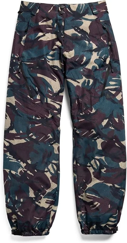 Burton - Pantalon De Ski, snow Reserve 2l Relaxed Seersucker Camo Femme - Femme - Vert — Vetements ski