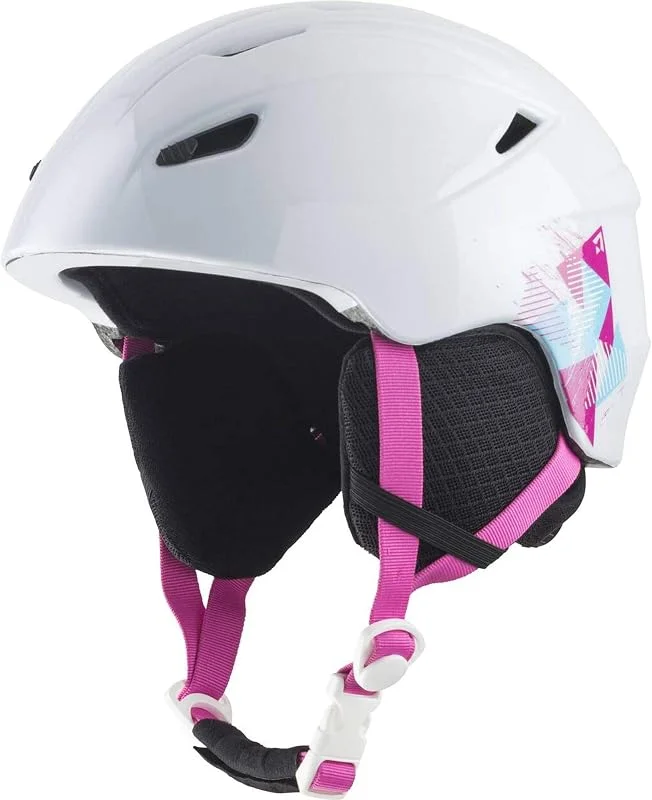 Tecnopro Pulse HS-016 Casque de Ski Mixte Enfant, White, Pink, XXS — Equipement ski
