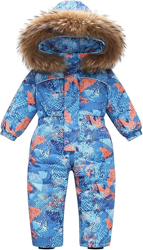 Générique Combinaison de ski isolée pour enfants, filles et garçons, équipement d'hiver pour temps froid. — Vetements ski