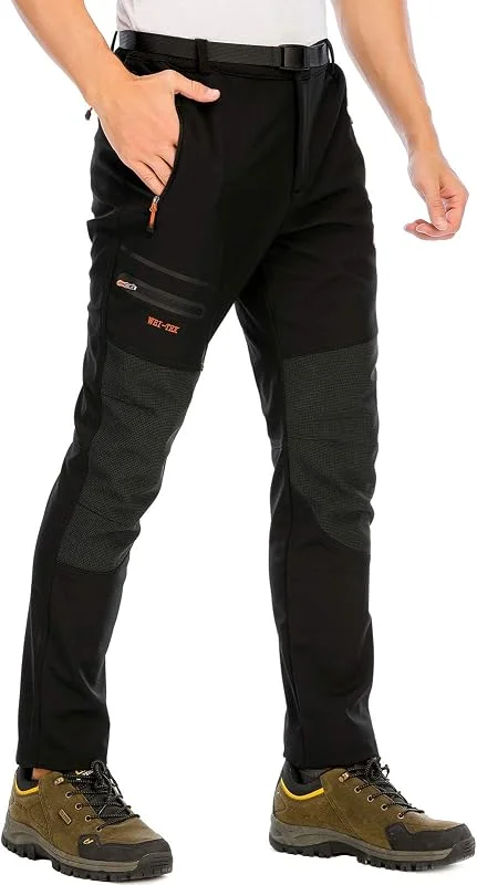 Pantalon Ski Randonnee Montagne Homme Imperméable Polaire — Vetements ski