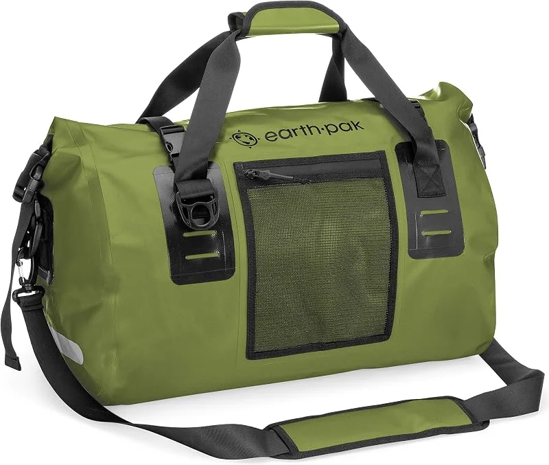 Earth Pak Sac de Sport imperméable - Parfait pour Tout Type de Voyage, léger, 50 L et 70 L, durables matériau Robuste pour Garder Votre équipement en sécurité et en sécurité — Equipement ski