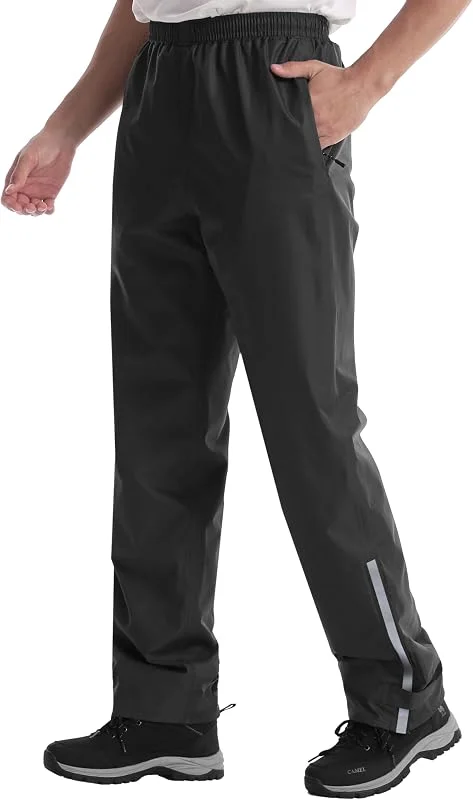 Coutyuyi Pantalons imperméable Homme Coupe Vent Respirants Moto Pantalon Pluie Velo Pantalon de Cargo Travail pour l'extérieur Convient, la randonnée，Utilisation du vélo — Vetements ski