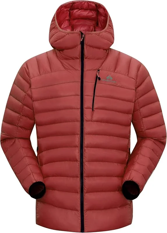 Pioneer Camp Doudoune d'extérieur pour homme 850FP 90 % duvet imperméable doublure K grise veste de randonnée légère pour l'alpinisme, le ski, le trekking — Vetements ski