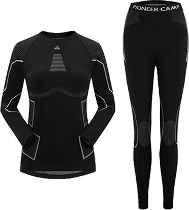 Vêtement Thermique Femme Chaud et Élastique – sous-Vêtements Thermiques à Haute Densité, Haut Thermique Femme avec Coupe 3D pour Confort et Liberté de Mouvement — Vetements ski