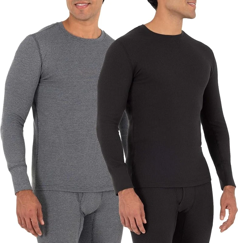 Fruit of The Loom Haut Thermique Gaufré pour Homme Haut de Pijama Homme — Vetements ski