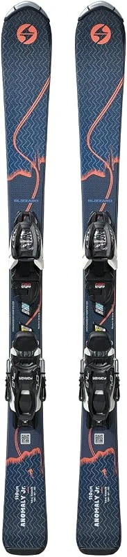 Blizzard - Pack De Ski Anomaly Jr + Fixations Fdt Jr 4.5 Blue Orange Garçon - Taille 90 - Bleu — Equipement ski