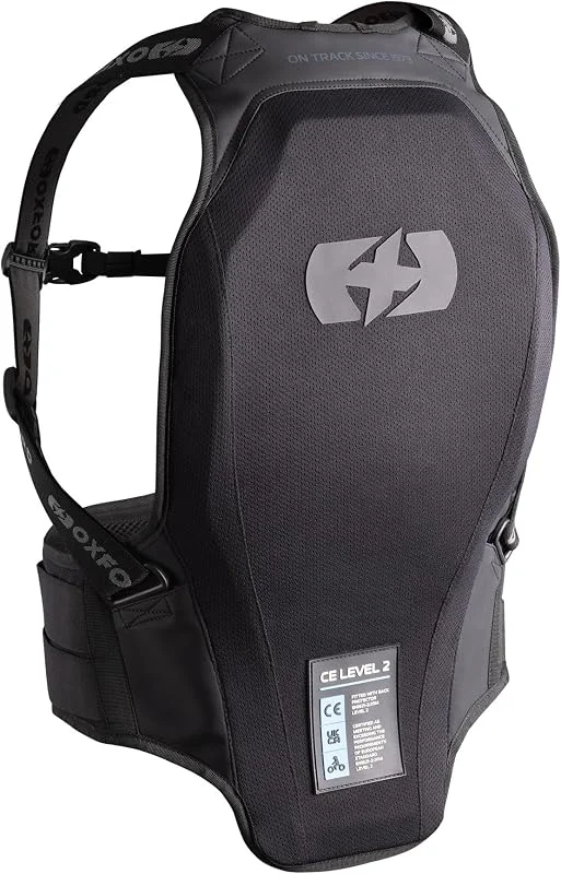 Oxford Protection Dorsale Dynamique à Sangles Niveau 2 OB144, Protection Dorsale de Moto entièrement réglable — Equipement ski