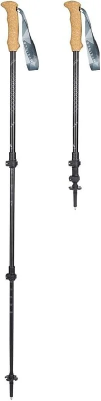 McKinley Minah Ql Bâton de randonnée Adulte Unisexe, Black, Charcoal, Taille Unique — Equipement ski