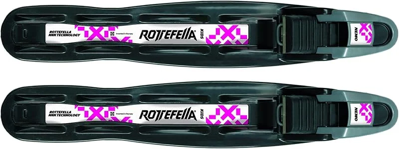 ALPINA Rottefella NNNN Nemos NIS Junior Fixations de Ski de Fond pour Ski de Fond Noir — Equipement ski