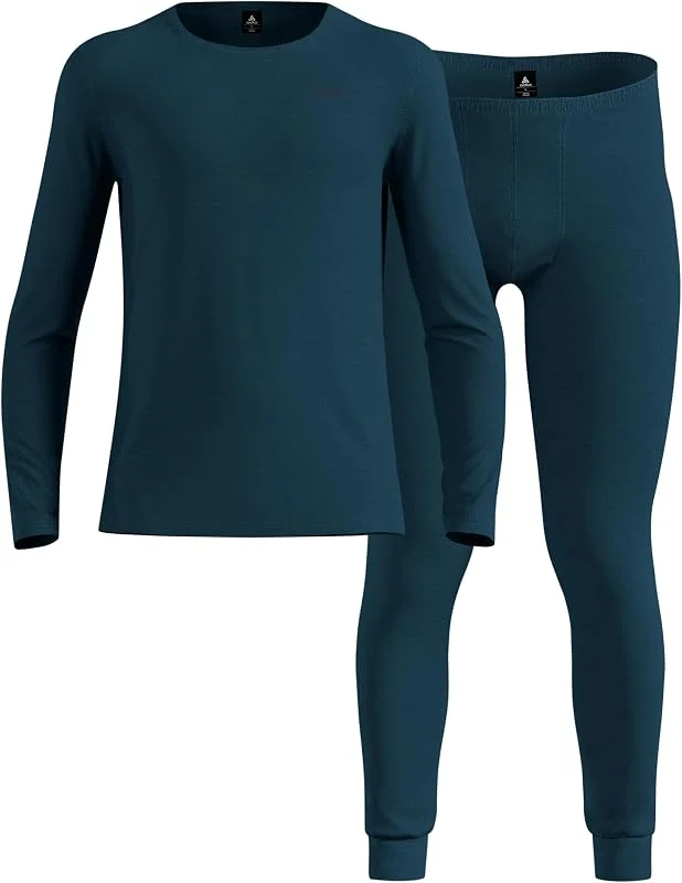 Odlo Merino Fundamentals Set Long Jeu de Couches de Base Homme — Vetements ski