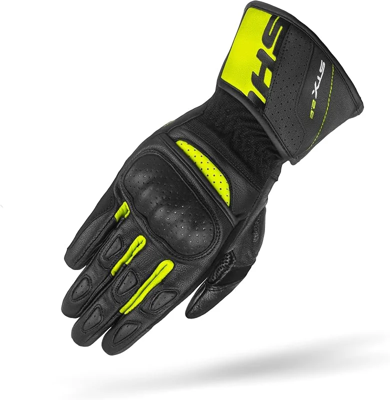 SHIMA STX Gants Moto Homologué Femme Cuir Longues Ete Ventilé Protecteur Perforé Gant Protecion Norme Touchscreen Sport Ventilation Scooter Trotinette Motocyclette (Femmes, Noir, XS) — Vetements ski