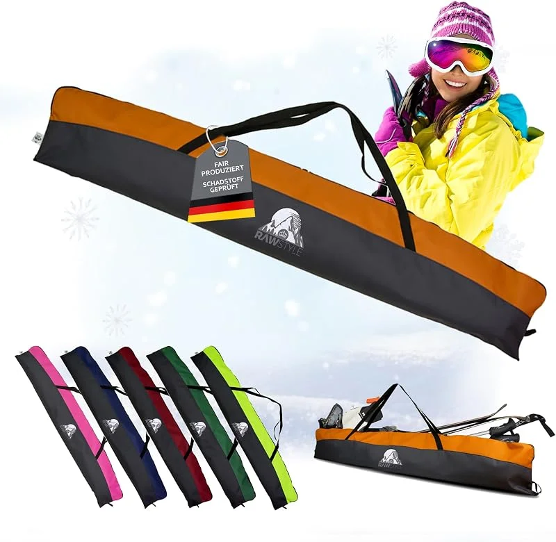 Rawstyle Sac de Ski pour Adultes - Étanche - 160 cm ou 180 cm - Modèle 2 — Equipement ski