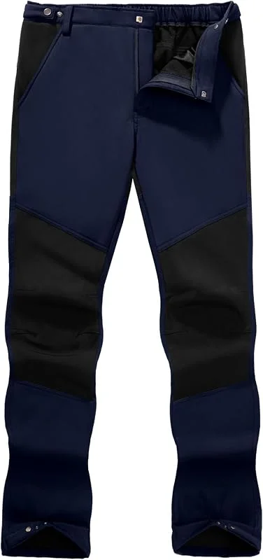 TOMEEK Pantalon Homme Outdoor Ski Pantalon de Travail Homme Idéal pour Activités Extérieures et Travaux en Plein Air Pantalon Vélo Randonnée Thermique — Vetements ski