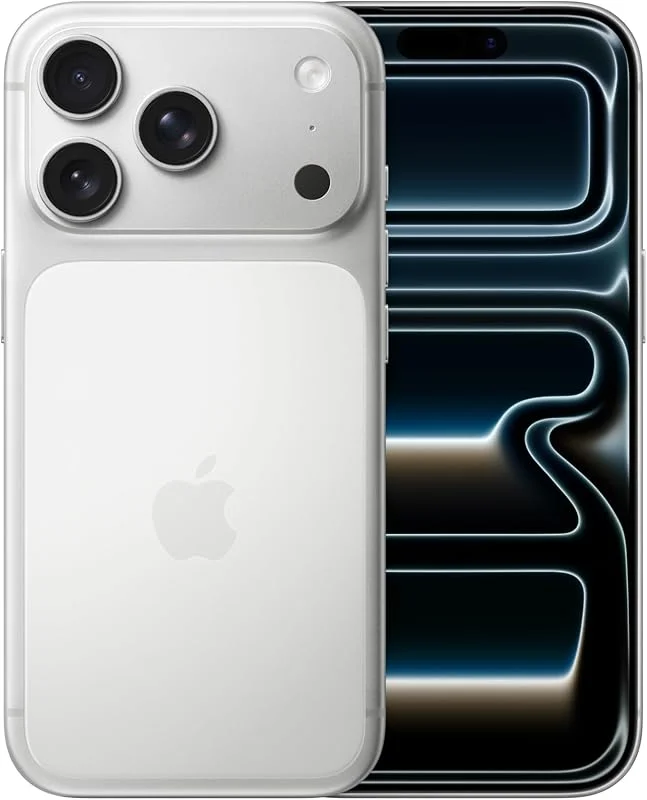 Apple iPhone 17 Pro 512 Go : Écran 6, 3 pouces avec ProMotion jusqu’à 120 Hz, Puce A19 Pro, Autonomie prodigieuse, Système caméra Pro Fusion avec caméra avant Center Stage, Argent — Equipement ski