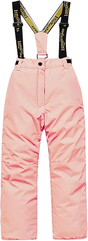 2026 Combinaison de neige toutes saisons pour garçon Veste de ski thermique Pantalon Équipement d'hiver d'extérieur, Rose, 12-13 ans — Vetements ski