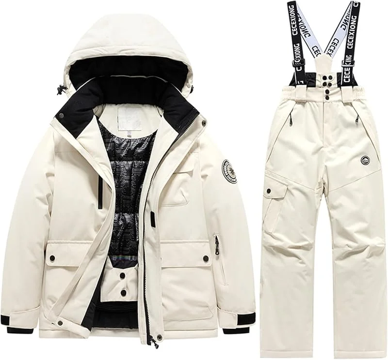 Générique Combinaison de ski thermique chaude pour enfants, garçons et filles, idéale pour les activités de plein air par temps froid — Vetements ski