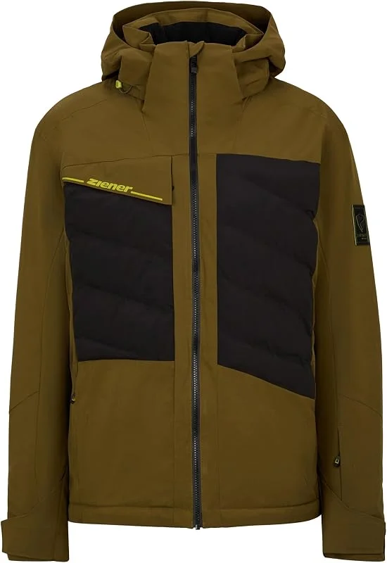 Ziener Tidal-z Veste de Ski, Snowboard, Respirante et imperméable, Algue, 54 Hommes — Vetements ski