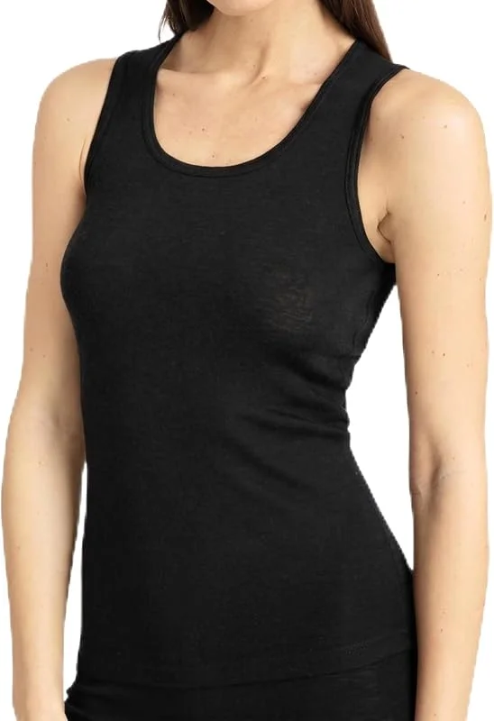 Utenos Chemise sans manches en laine mérinos ultra douce pour femme Fabriquée en UE — Vetements ski
