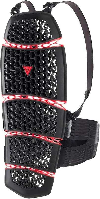Dainese - Pro-Armor Back Short 2.0, Protection Dorsale certifiée Niveau 2 avec Bretelles Amovibles, Protection Dorsale de Moto pour Cyclistes avec Hauteur < 174 cm, Noir — Equipement ski