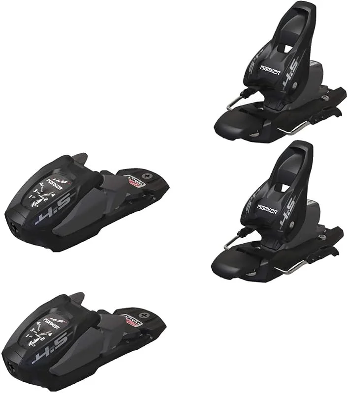 Marker - Fixations De Ski 4.5 85mm Black Anthracite - Homme - Taille Unique - Noir — Equipement ski