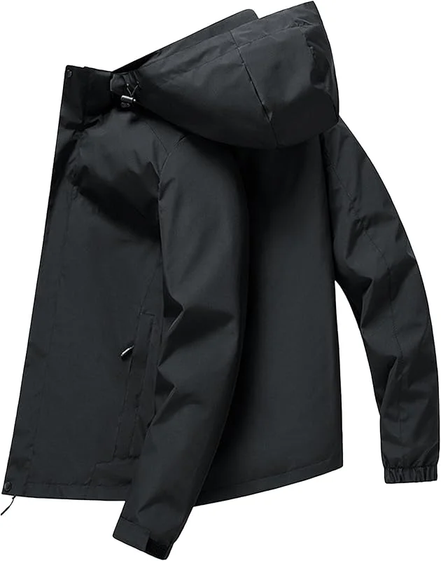 ZDJSWJ Veste à capuche militaire d'hiver pour homme Parker extérieur imperméable tactique manteau Veste à capuche Sherpa softshell légère — Vetements ski
