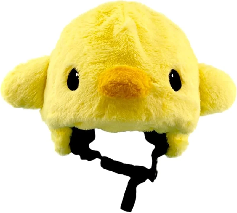 Housses de casque, housses de casque en peluche, housses de casque pour enfants poulets, doux dessin animé action sports garçons filles casques de ski, housse de casque accessoires pour snowboard, housses — Equipement ski