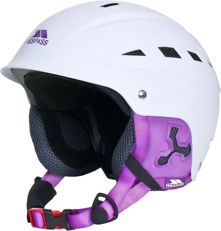 Trespass Davenport Casque de Ski pour Femme Blanc — Equipement ski