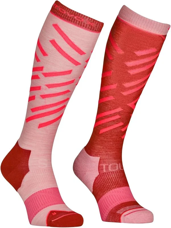 SKI TOUR LONG SOCKS W - C: sunset orange_ T: 39-41 — Equipement ski
