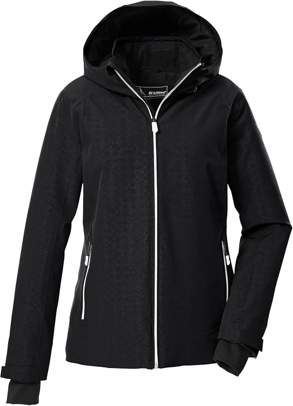 killtec Ksw 33 Wmn Ski Jckt Veste de ski, fonctionnelle avec capuche et jupe pare-neige Femme — Vetements ski