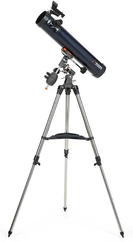Celestron 31035 AstroMaster 76EQ Newtonian Reflector Telescope, Dark Blue — Equipement ski