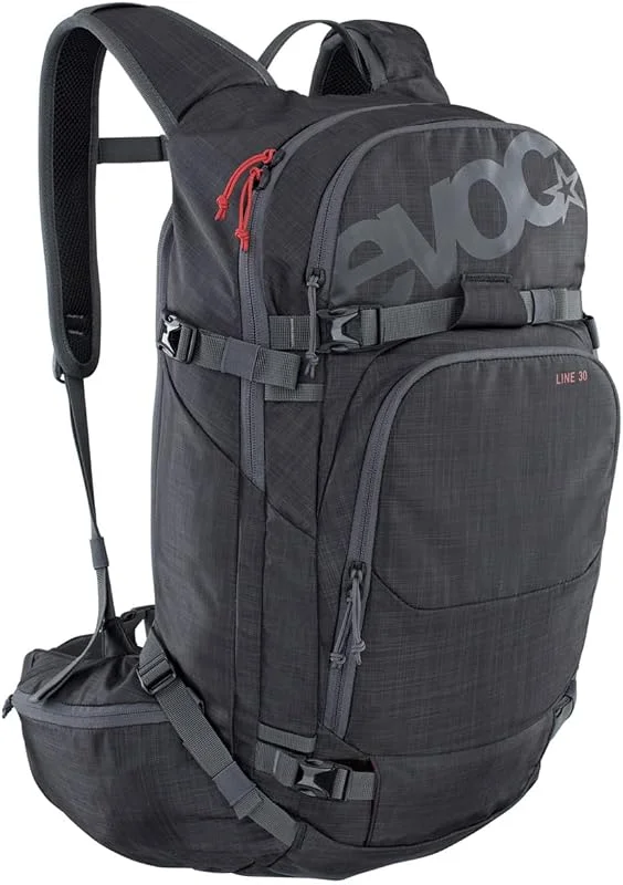 EVOC Sac à dos de ski LINE 30, gris charbon chiné — Equipement ski