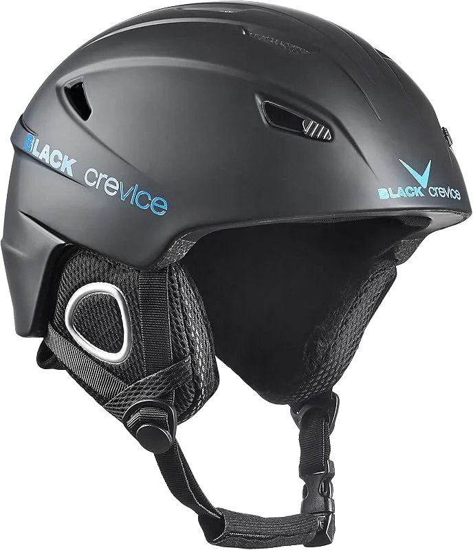 Black Crevice Casque de Ski Kitzbühel, Noir, Bleu, Taille L — Equipement ski