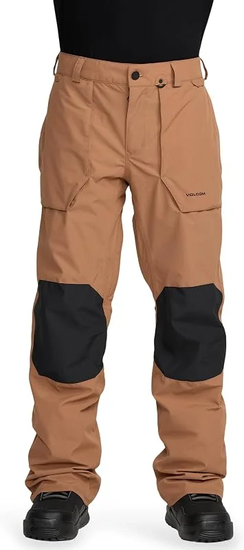 Volcom Pantalon de Ski Roan pour Homme – Imperméable 20 K, V-Science 2 Couches, Zip Tech — Vetements ski