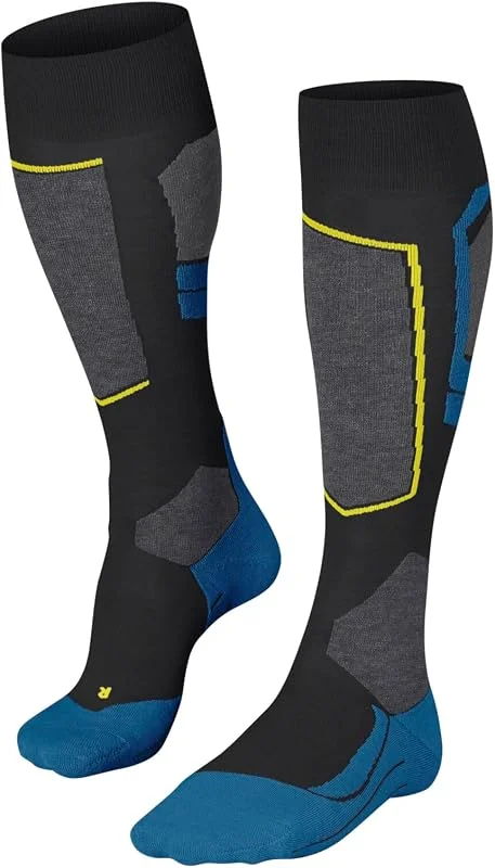 FALKE SK4 Advanced Hommes Mi-bas Skiing black (3001), 42-43 — Vetements ski