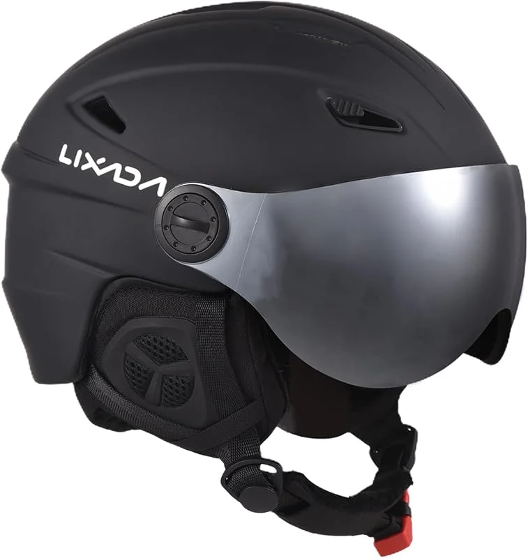 LIXADA Casque de Ski, équipement de Protection pour Le Snowboard, équipement de sécurité pour Les Sports d'hiver, Protection de la tête pour Les Sports de Neige — Equipement ski