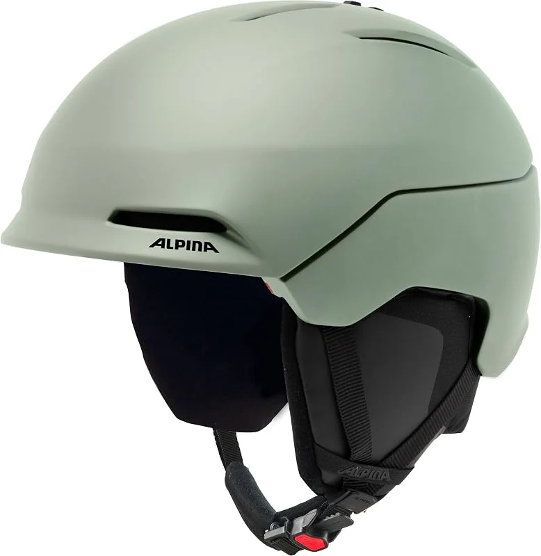 ALPINA Nax Casque de Ski Adulte Unisexe, Vert Saule Mat, 51-55 — Equipement ski