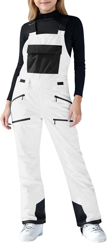 WWricotta Combinaison de Ski Fille, Salopette Isolante, Hiver, activités extérieures, A — Vetements ski