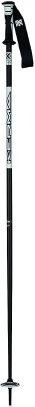 kerma - Batons De Ski Vector 4 Black White Homme - Homme - Taille 130 - Noir — Equipement ski